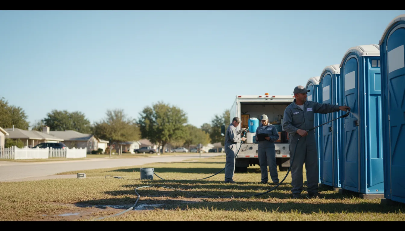 Long-Term Portable Toilet Rental in Shirland, IL near me